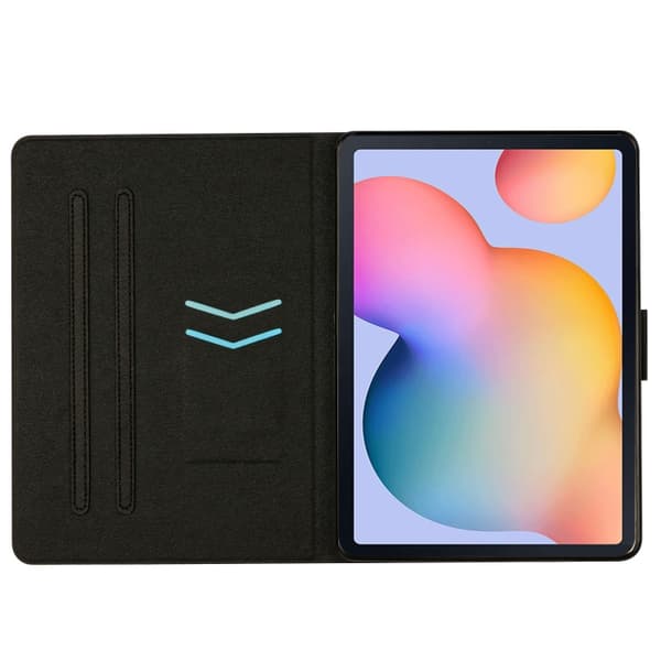 Samsung Galaxy Tab A7 Lite T220 Marble Mönster Smart Läderfodral Splicing Marble