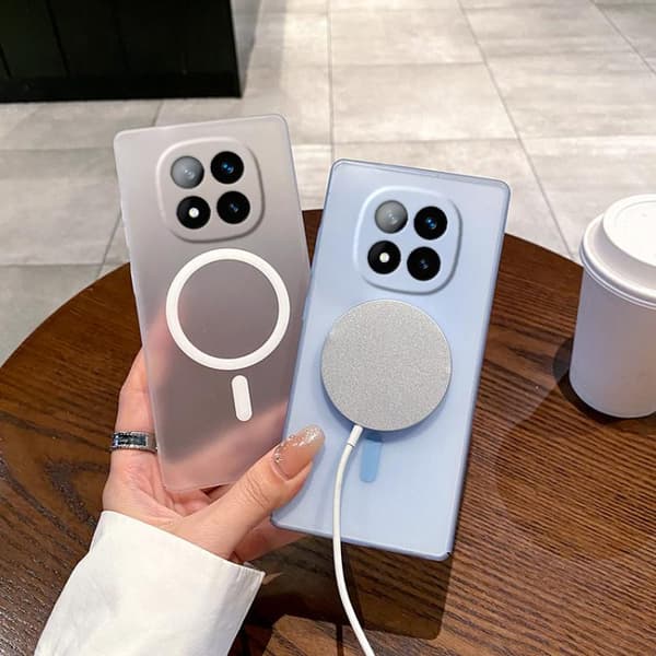 Redmi Note 14 Pro+ 5G - Fint Hål Isdimma MagSafe PC Mobilskal Titangrå