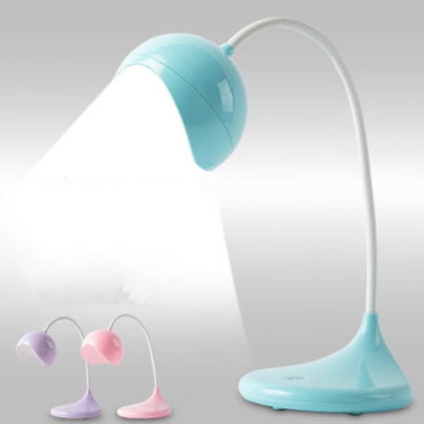 8012 USB-skrivbordslampa Student LED-studielampa Sovrum Sänglampa (Lila)