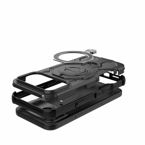iPhone 18 Pro / iPhone 17 Pro Skal - Solid Färg med MagSafe Magnetisk TPU+PC Svart
