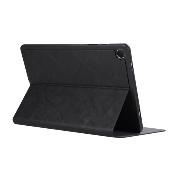 Samsung Galaxy Tab A9+ / A11+ skyddande läderfodral Svart