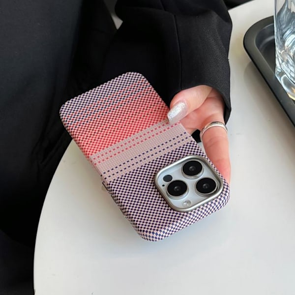 iPhone 16 Pro Max Metall Linsskydd Ram MagSafe PC Skal Solnedgångsgrå