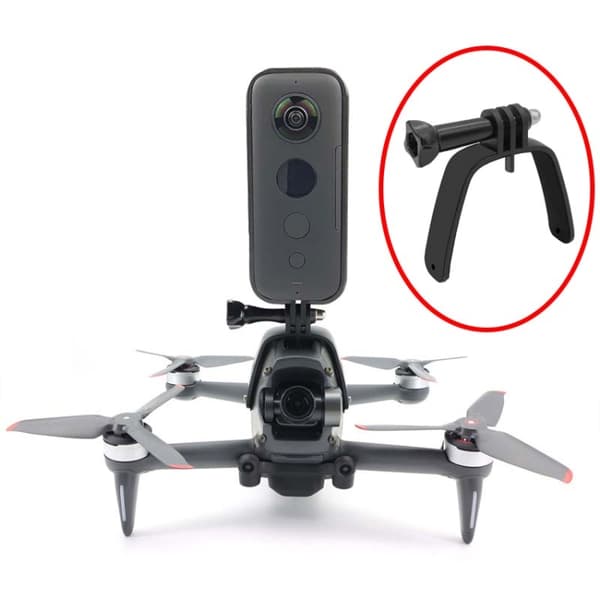 För DJI FPV Top Expansion Adapter Bracket Sports Camera Bracket