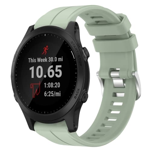 För Garmin Forerunner 945 22mm silikon watch Peppermint Green