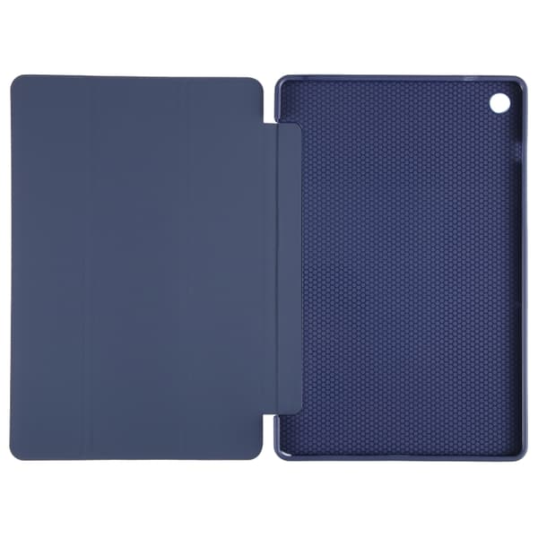 Samsung Galaxy Tab A9+ / A11+ Tri-fold TPU Läderfodral Mörkblå