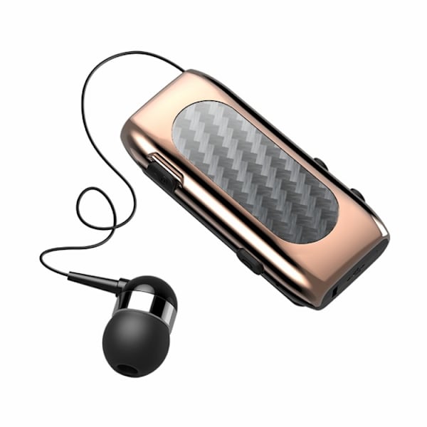K56 Lavalier brusreducering kolfiberlödd Bluetooth-hörlurar Guld