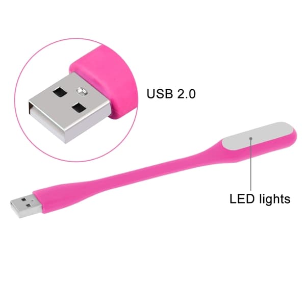 HAWEEL Mini Bärbar USB LED-lampa