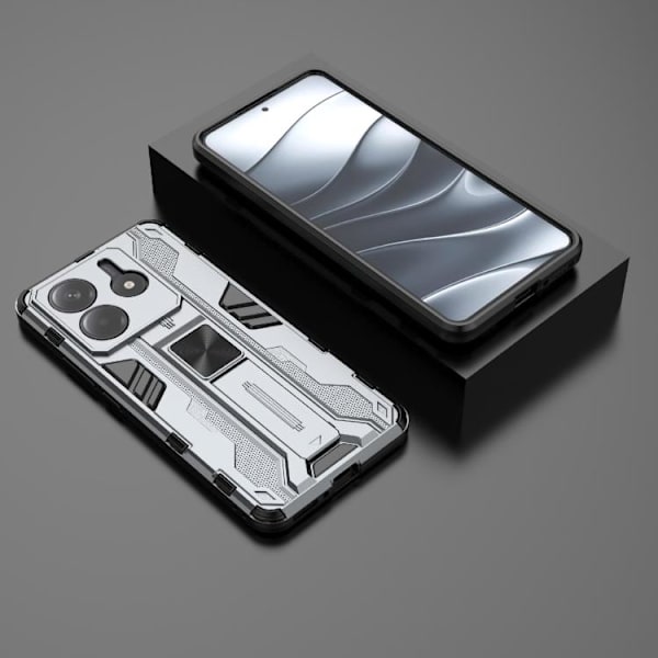 Redmi Note 14 5G Supersonic PC + TPU Mobilskal Grå