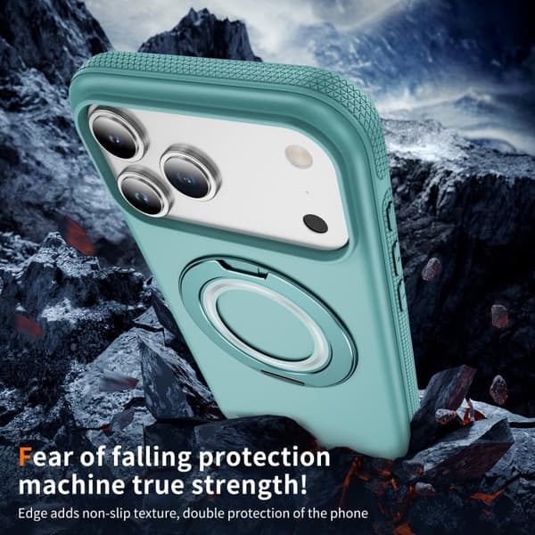 iPhone 18 Pro Max / iPhone 17 Pro Max Skal med C MagSafe Gear Holder Ljusblå