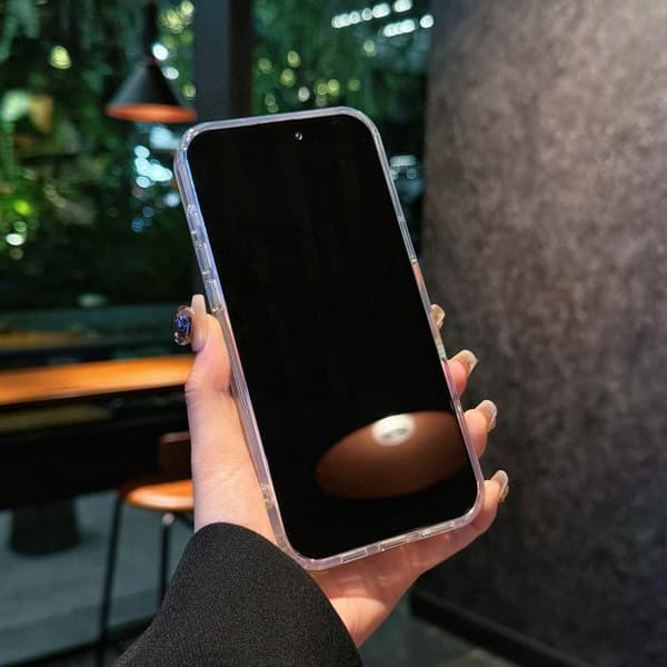iPhone 16 Pro Max Glossy Färgad Stötsäker Skal