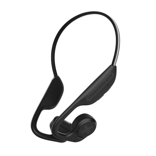 D MOOSTER D07 Nackmonterade luftledande Bluetooth-hörlurar Svart