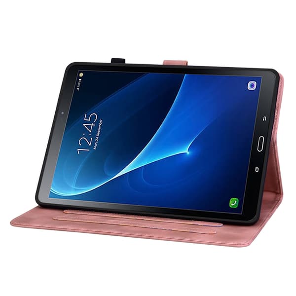 Samsung Galaxy Tab A 10.1 (2016) Lily Prägad Läderfodral Rosa