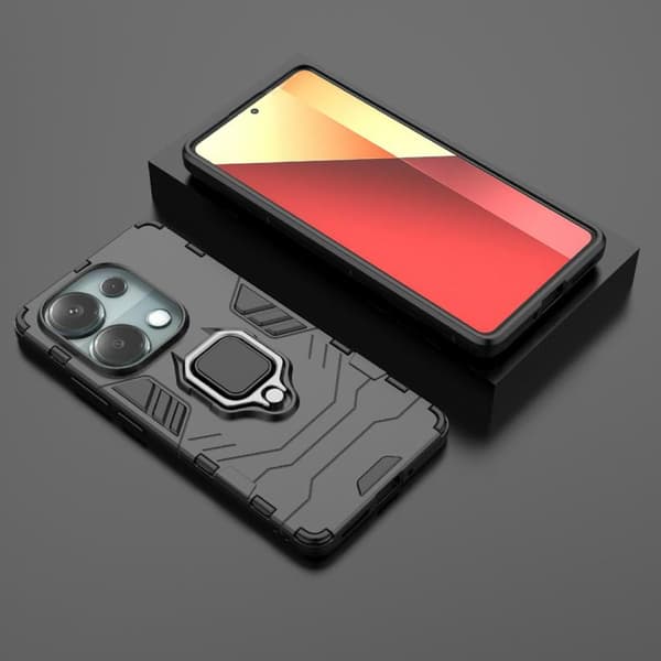 Redmi Note 14S 4G - Stöttålig PC + TPU Fodral Svart