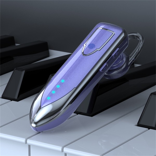 ME-3 Bluetooth 5.0 Business Style Touch Switch Bluetooth-hörlurar Lila