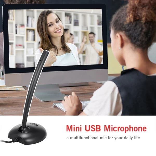 M-301 USB-mikrofon för bärbar dator, PC, onlinemöten och röstinspelning