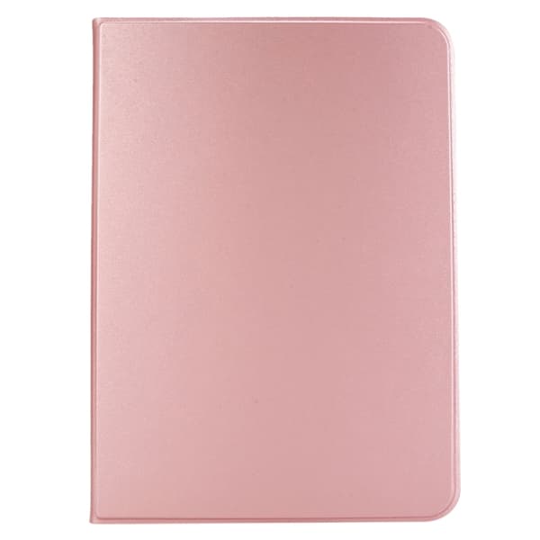 iPad Pro 13 2024 Skal i Stretch Voltage Plain Läder Fodral Roséguld