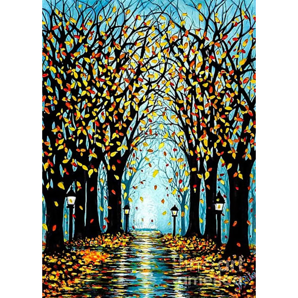 5D DIY Diamond painting - Lönn