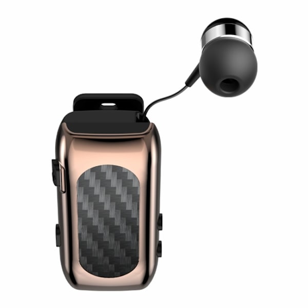 K56 Lavalier brusreducering kolfiberlödd Bluetooth-hörlurar Guld