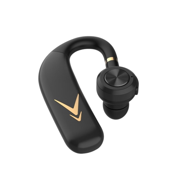 HXSJ J6 TWS Bluetooth 5.0 Enkelsidig öronsnäcka brusreducerande hörlurar Svart+guld