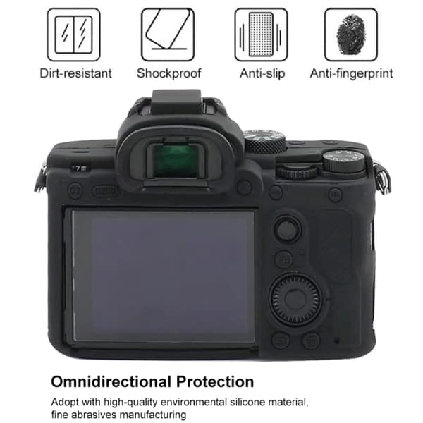 Mjukt silikonfodral för Sony A7S III / A7S3 Kaffe