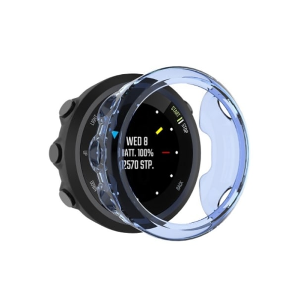 För Garmin Forerunner 45S TPU skyddande skal Clear Blue