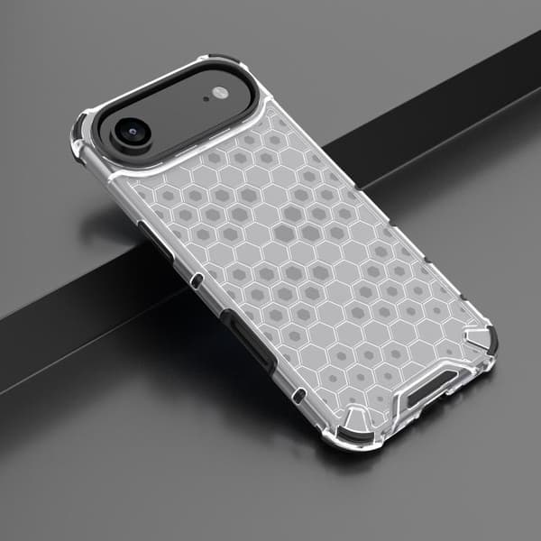 iPhone 17 Air Skal Honeycomb Stötsäker Vit