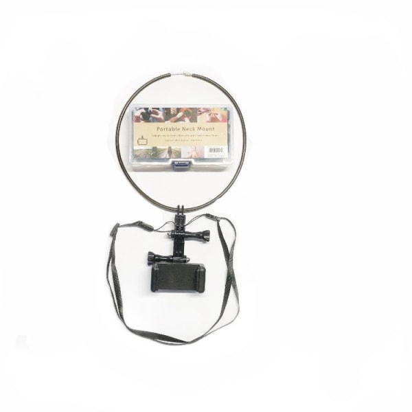 Standard krage Lazy justerbar nackfäste för GoPro Action Camera Smartphones