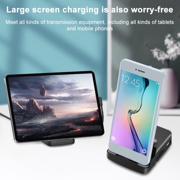7-in-1 USB-C Hub Docking Station with 4K HDMI, USB Ports, SD/TF Card Slots & 87W PD Charging - Portable Multi-Function Adapter