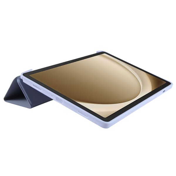 Samsung Galaxy Tab A9+ / A11+ Tri-fold TPU Läderfodral Lavendelgrå