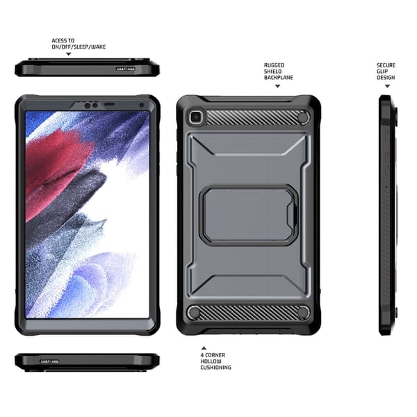Samsung Galaxy Tab A7 Lite Skyddsfodral Explorer Grå