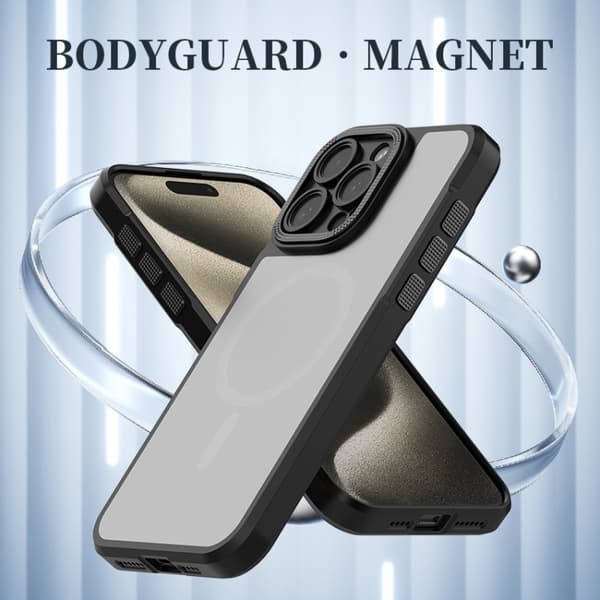 iPhone 16 Pro Max Bodyguard MagSafe Magnetisk Skal Orange
