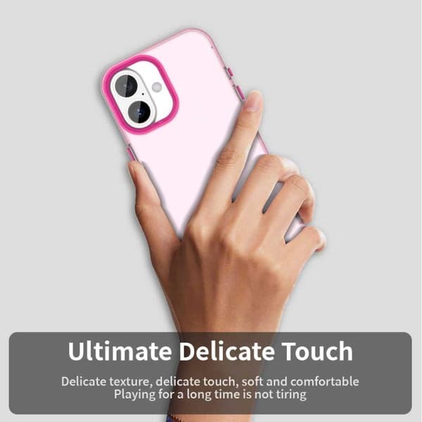 iPhone 17 Skal - Candy PC Hybrid TPU Stötsäker Röd