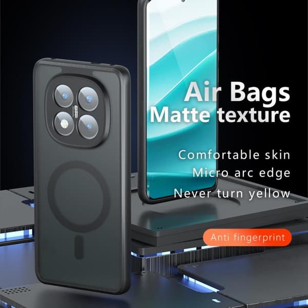 Redmi Note 14 Pro+ 5G - Armor MagSafe PC Hybrid TPU Mobilskal