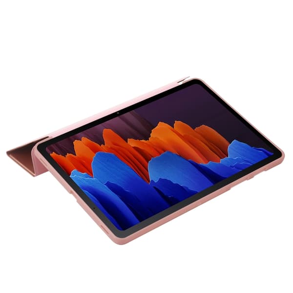 Samsung Galaxy Tab S8/S7 Silikonläderfodral Mörkgrön