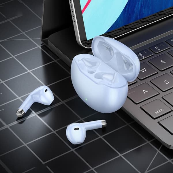 hoco EW61 True Wireless Bluetooth-hörlurar Lila