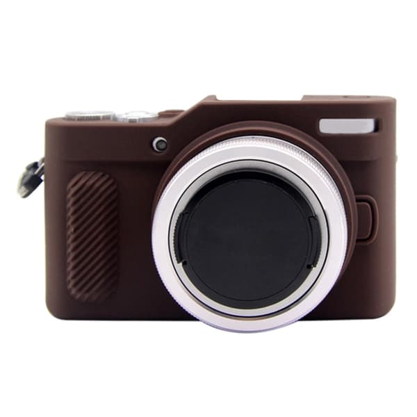 Mjukt silikonfodral för Panasonic Lumix GF10 Kaffe
