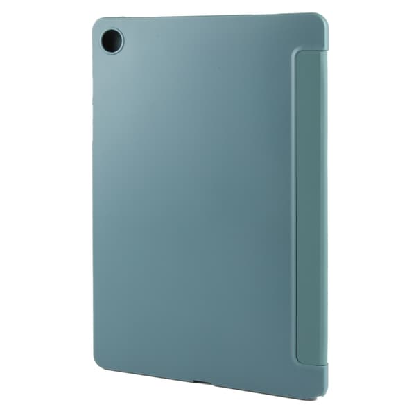 Samsung Galaxy Tab A9+ / A11+ Tri-fold TPU Läderfodral Mörkgrön