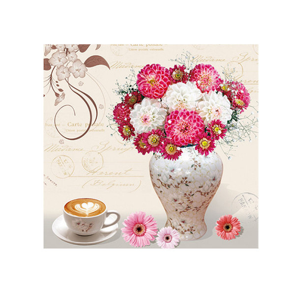 5D DIY Diamond painting - Blomma