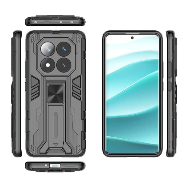 Redmi Note 14 Pro 5G Supersonic PC + TPU Mobilskal Svart