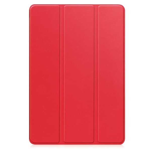 Samsung Galaxy Tab A9+ / A11+ 3-Fold TPU Smart Leather Case Röd
