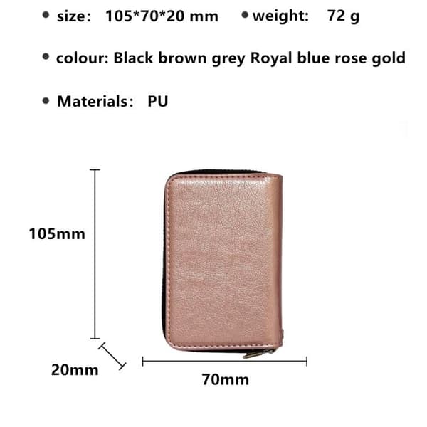 iPhone 18 Pro Max / iPhone 17 Pro Max Skal med Lanyard och 11 Kortfack - Enfärgad Design Roséguld