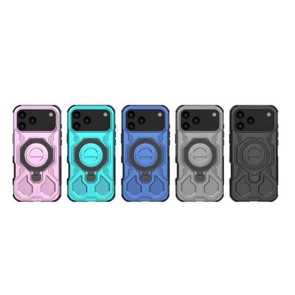 iPhone 18 Pro Max / iPhone 17 Pro Max Skal - Solid Färg med MagSafe Magnetisk TPU+PC Svart