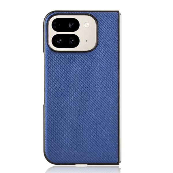 för Pixel 9 Pro Fold Skal i PU-läder och PC - Elegant och skyddande mobilskydd Blå