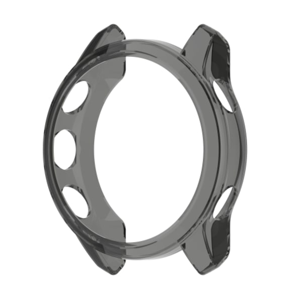 För Garmin Forerunner 945 LTE Half Coverage ihåligt TPU- case Transparent Black
