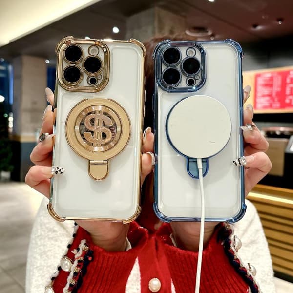 iPhone 16 Pro Max Skal med MagSafe och Linsskydd Guld