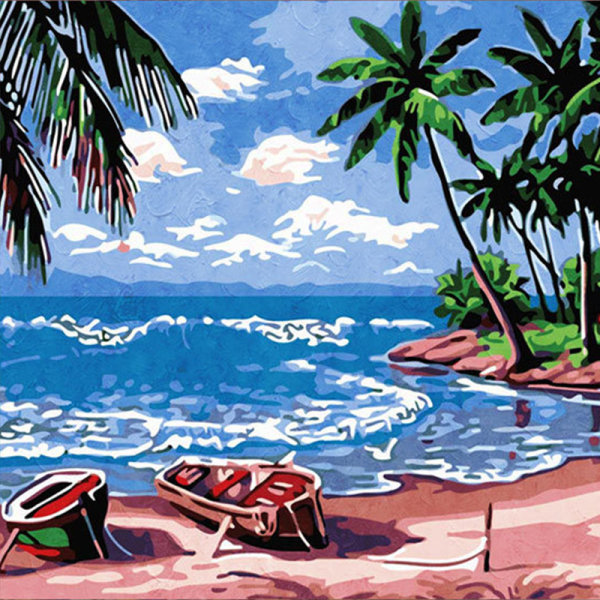 5D DIY Diamond painting - Beach