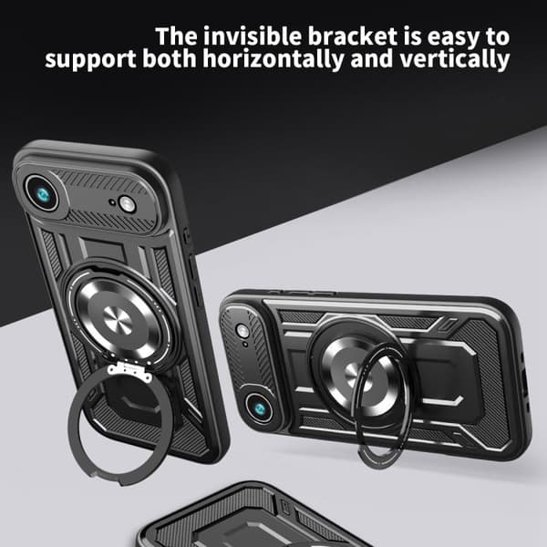 iPhone 17 Air - Armor Rotating Skal med MagSafe Blå