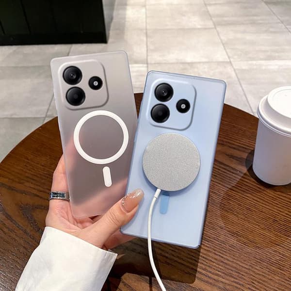 Redmi Note 14 4G - Finhål Isdimma MagSafe PC Mobilskal Guld