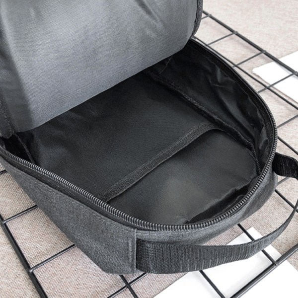 SKAISITE Herr Utomhus Crossbody Väska Sport Fritid Stor Kapacitet Bröstväska 2-Svart