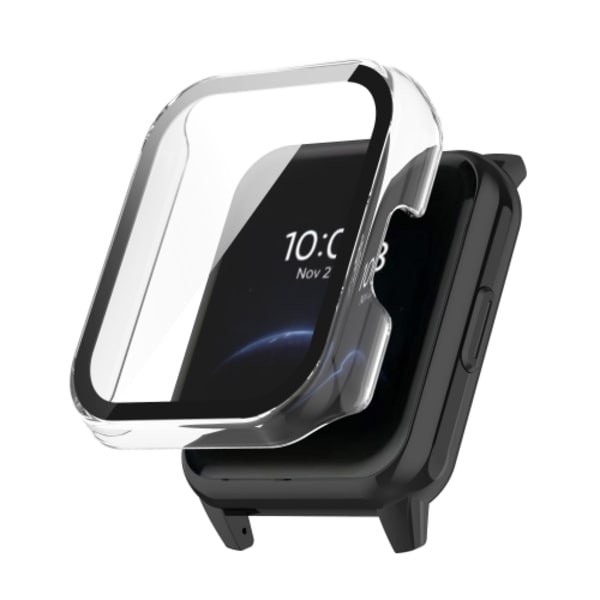 För OPPO Realme Watch 2 Pro Integrated PC+ Toughened Film Case Transparent